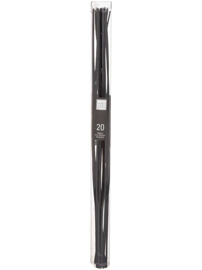 Lot de 20 bâtons diffuseurs SOPA Noir - Kiabi