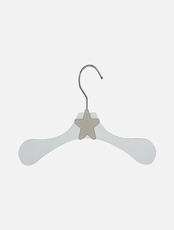 Lot de 20 cintres en bois 28 cm pour bébé, enfant avec crochet pivotant - Monsieur Bébé