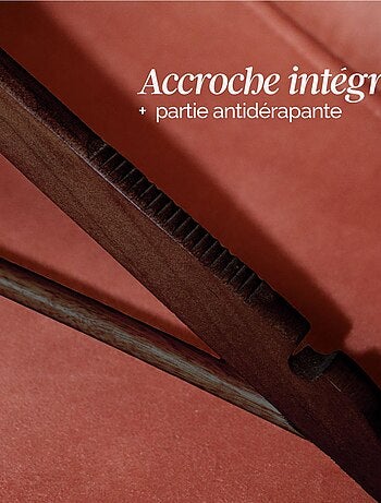 Lot de 20 cintres pour vêtements adulte premium + avec crochet pivotant à 360° - Vivezen