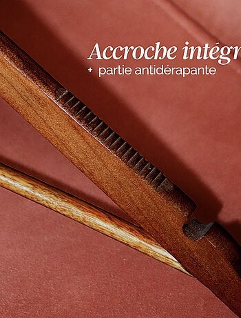 Lot de 20 cintres pour vêtements adulte premium avec crochet pivotant à 360° - Vivezen