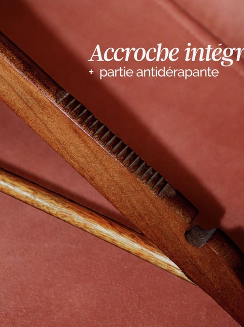 Lot de 20 cintres pour vêtements adulte premium avec crochet pivotant à 360° - Vivezen - Kiabi