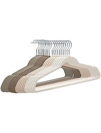 Lot de 20 cintres velours hang'up