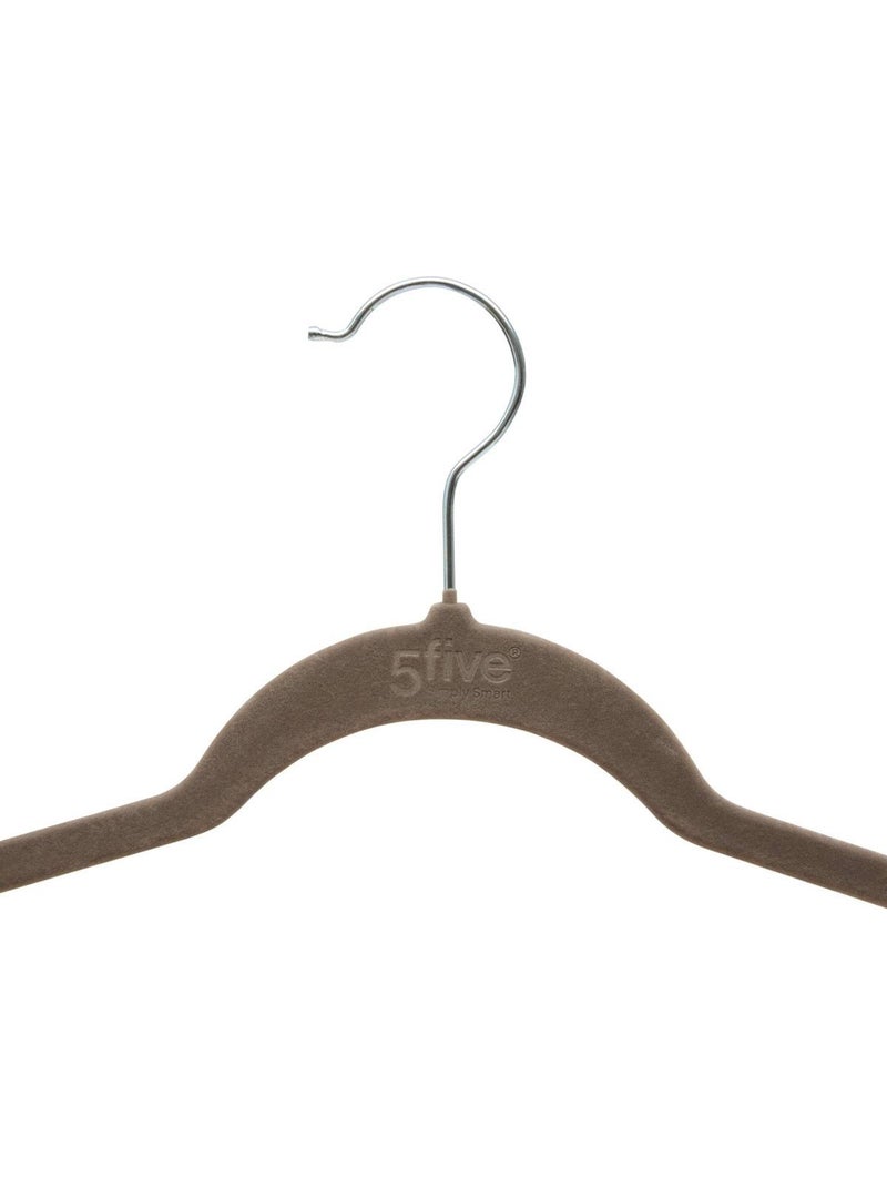 Lot de 20 cintres velours hang'up Beige - Kiabi