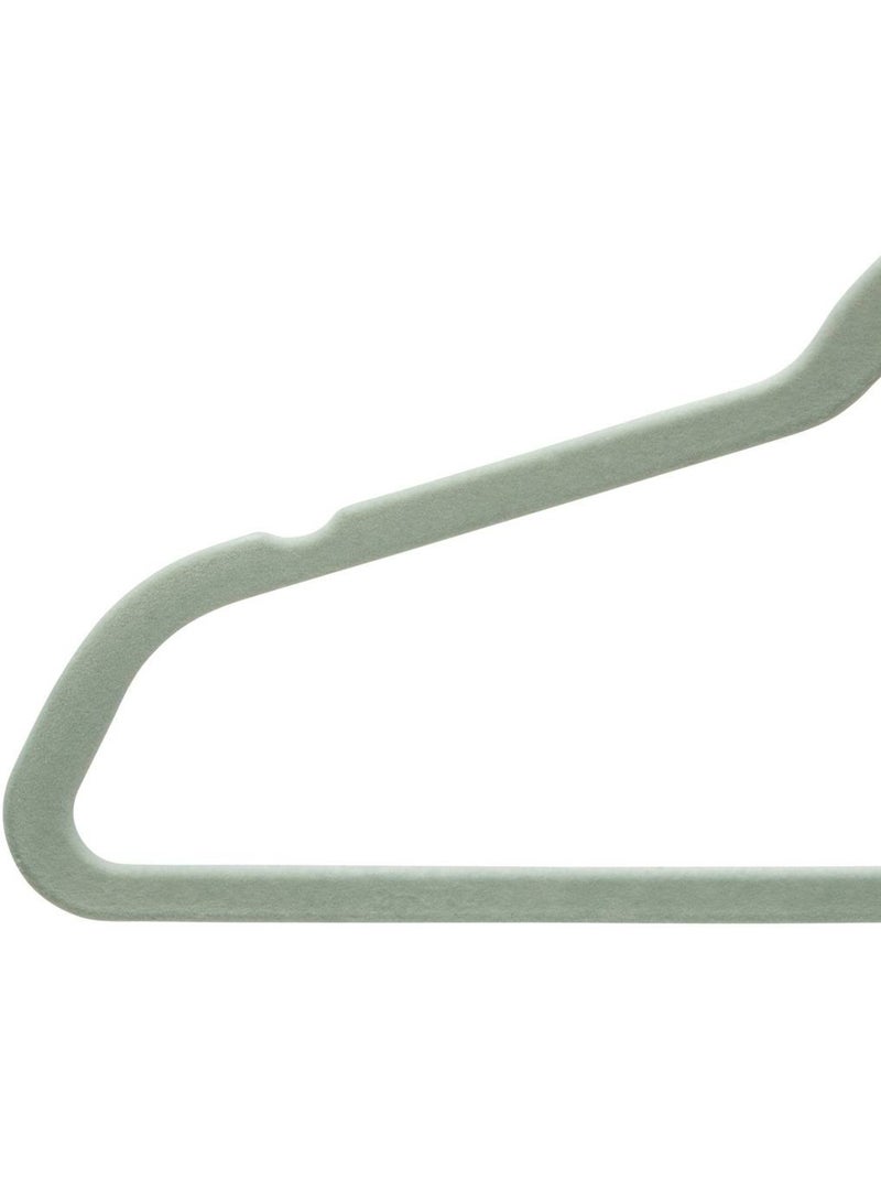 Lot de 20 cintres velours hang'up Beige - Kiabi