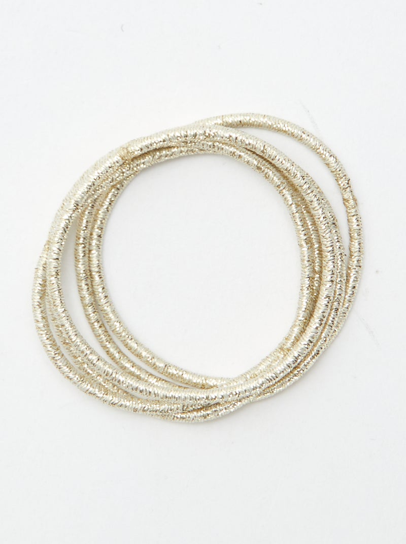 Lot de 20 élastiques fins Kaki - Kiabi