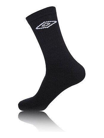 Lot De Chaussettes De Tennis Uni - Noir, Blanc, Gris - Coton/polyester - Homme/Femme - Neuf Avec étiquettes