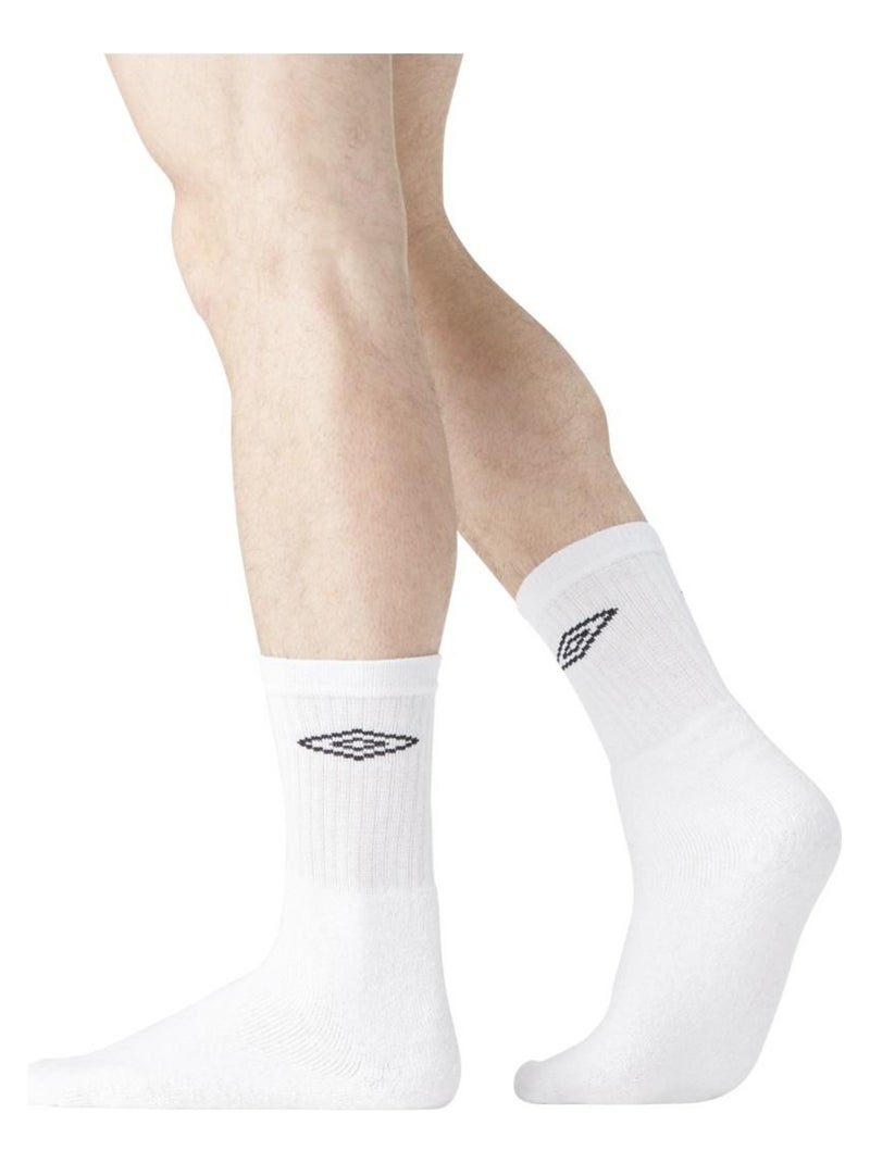 Lot de 20 Paires de Chaussettes Tennis homme Umbro Blanc - Kiabi