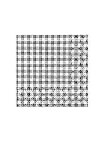Lot de 20 serviettes en papier carreaux