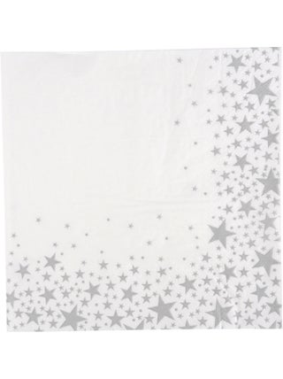 Lot de 20 serviettes en papier Collection Etoile