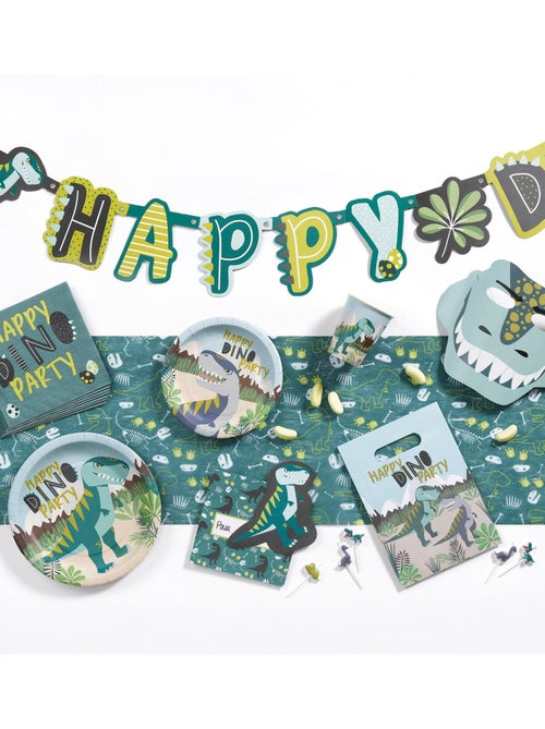 Lot de 20 serviettes en papier Dino Party - Kiabi