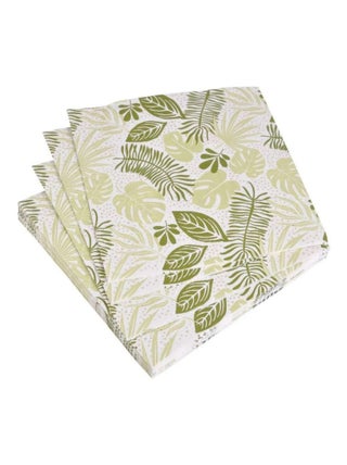 Lot de 20 serviettes en papier Feuilles