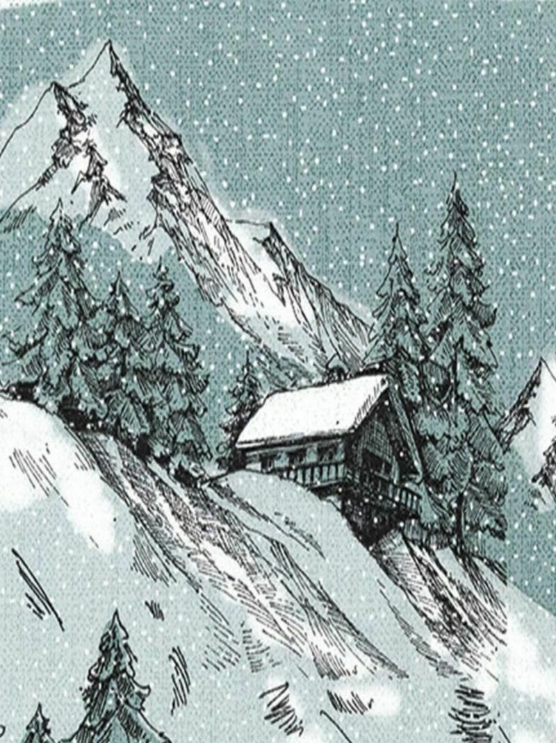 Lot de 20 serviettes en papier Montagne Multicolore - Kiabi