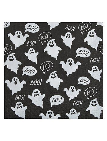 Lot de 20 serviettes en papier Petit fantome