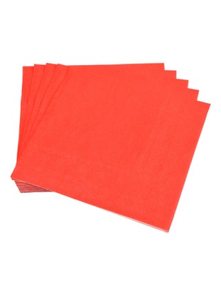 Lot de 20 serviettes en papier Tendance Uni