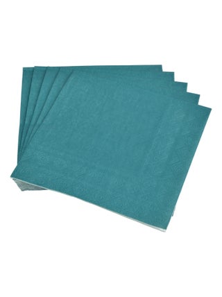 Lot de 20 serviettes en papier Tendance Uni