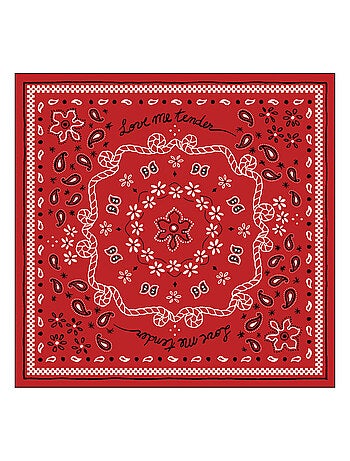 Lot de 20 serviettes papier bandana