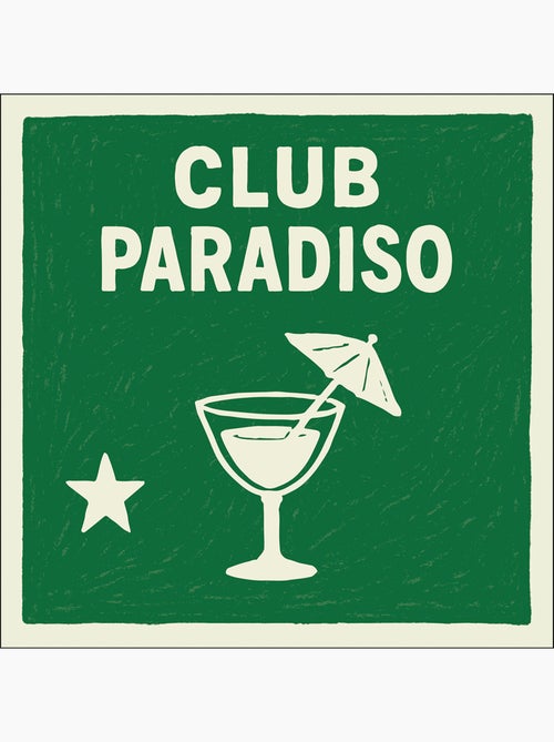 Lot de 20 serviettes papier club paradiso - Kiabi Lot de 20 serviettes papier club paradiso - Kiabi