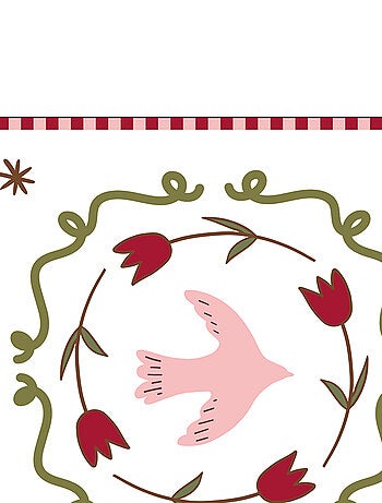 Lot de 20 serviettes papier colombe
