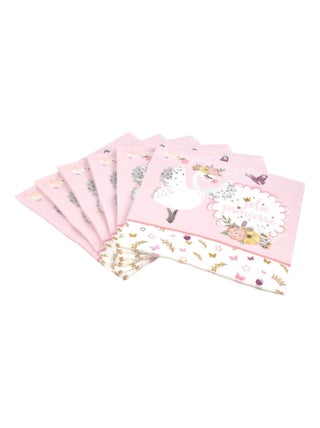 Lot de 20 serviettes papier cygnes