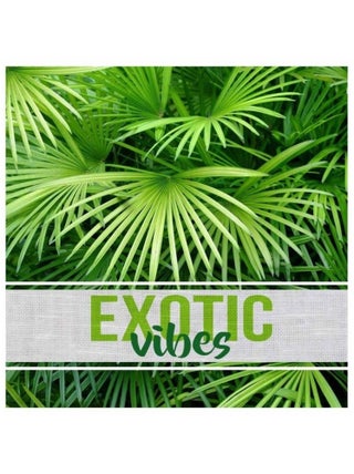 Lot de 20 serviettes papier Exotic vibes