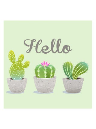 Lot de 20 serviettes papier hello