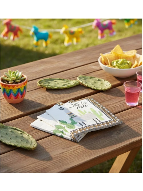 Lot de 20 serviettes papier Ho lama - Kiabi