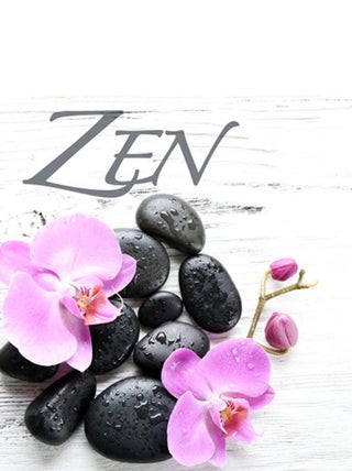 Lot de 20 serviettes papier zen galet