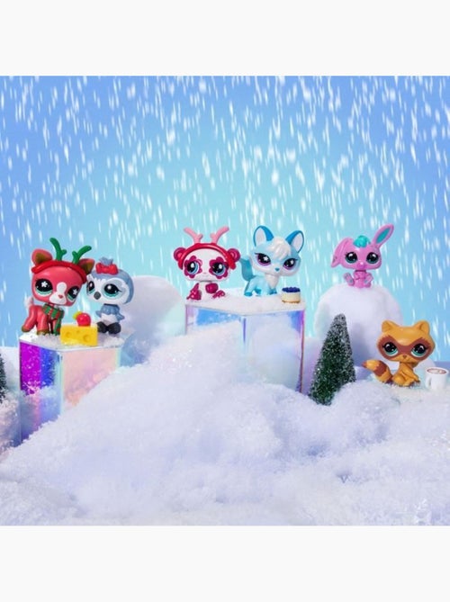 Lot de 24 calendrier de l'avent - surprises - bandai littlest pet shop - Kiabi