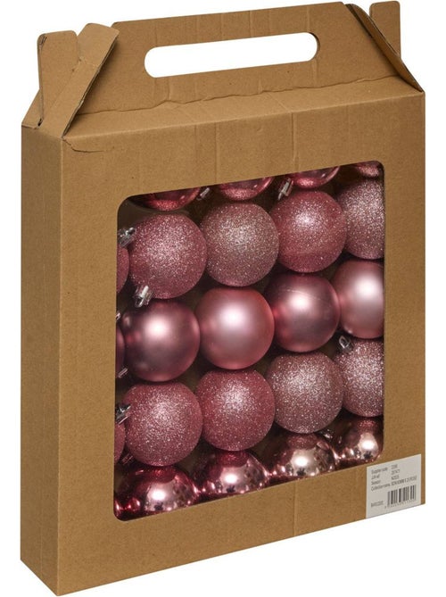 Lot de 25 boules de noël d.6 cm jokli - Kiabi