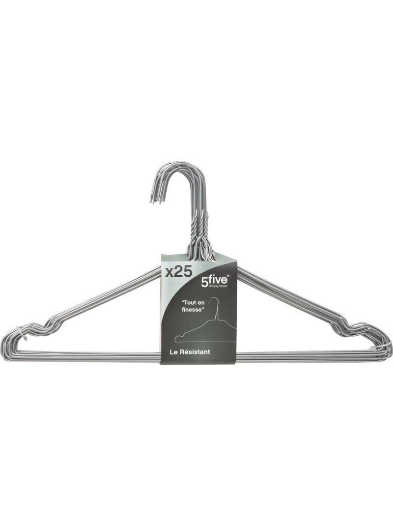 Lot de 25 cintres hang'up Gris - Kiabi