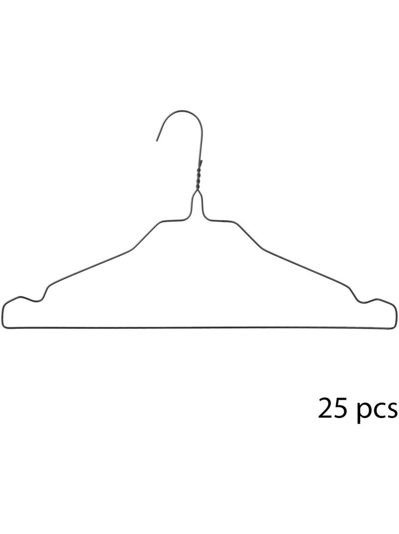 Lot de 25 cintres hang'up Gris - Kiabi
