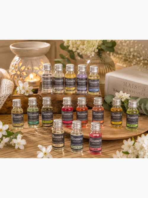 Lot de 28 fioles de parfum d'ambiance 10 ml - Kiabi