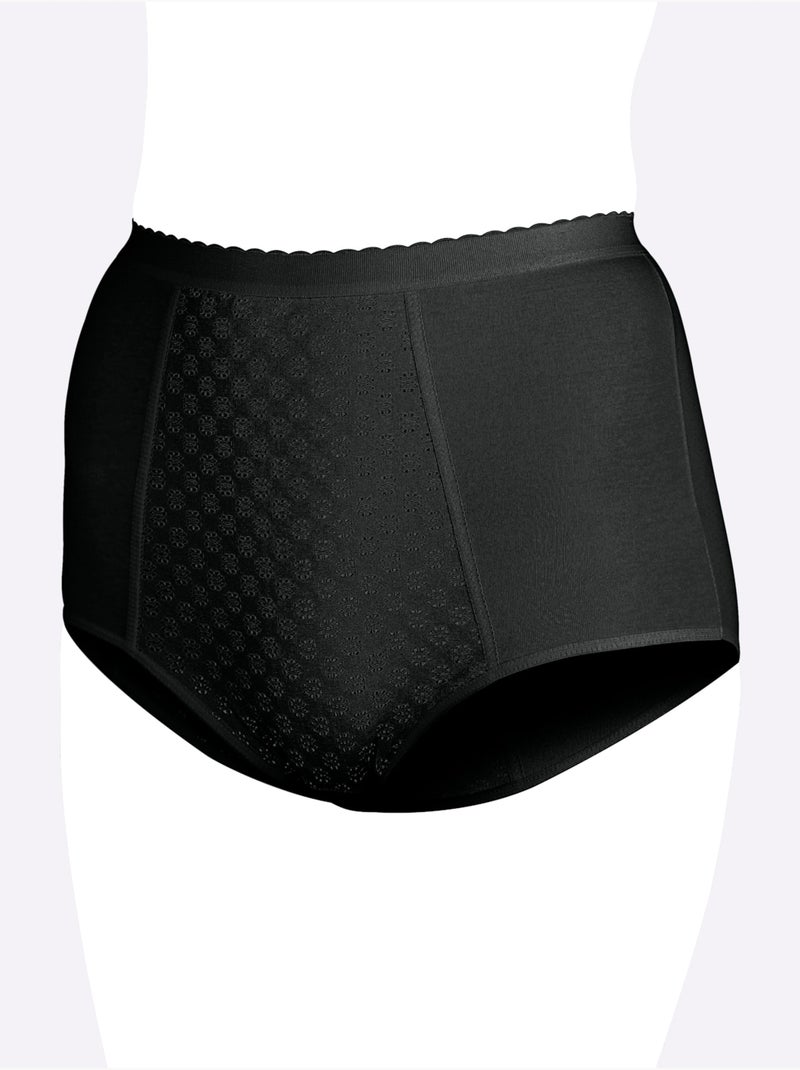 Lot de 3  -  - Taille Standard - Witt Noir - Kiabi