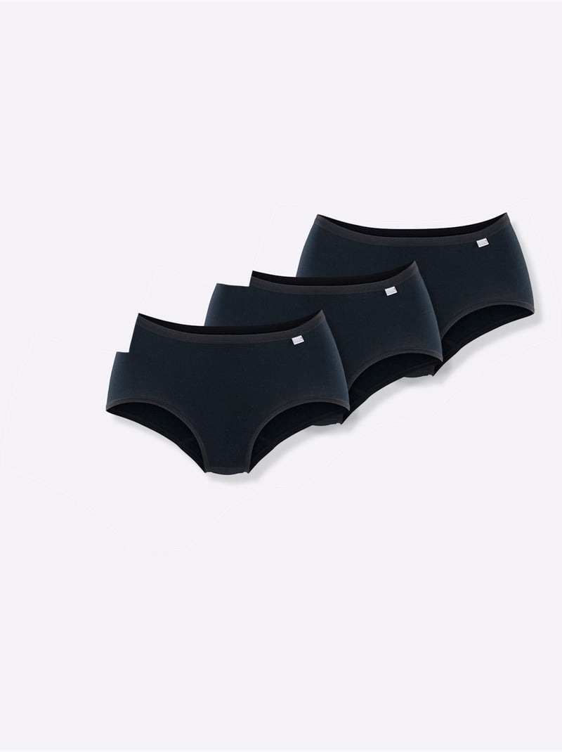 Lot de 3  -  - Taille Standard - Witt Noir - Kiabi