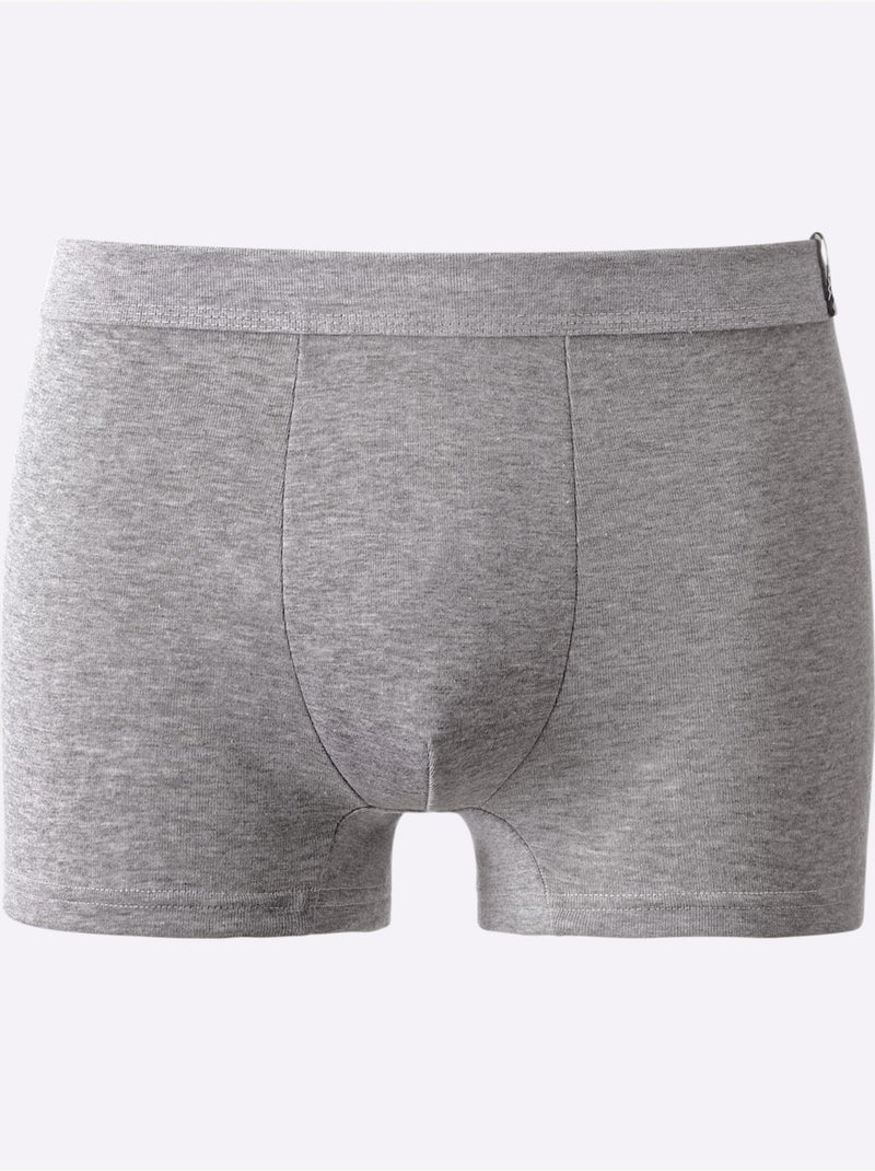 Lot de 3  - Boxer Côtes Fines - Taille Standard - Witt Gris chiné - Kiabi