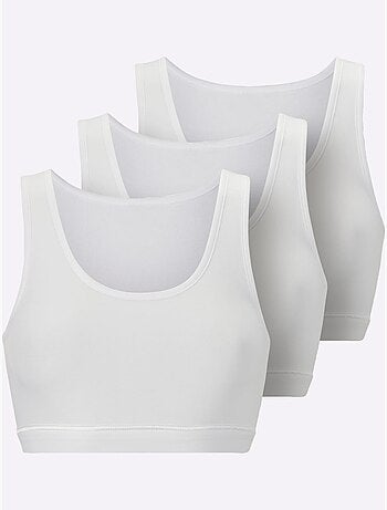 Lot de 3 - Bustier Côtes Fines - Taille Standard - Witt