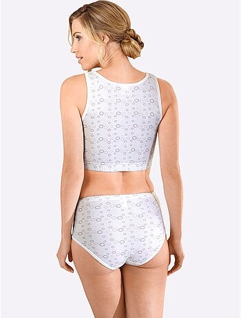 Lot de 3 - Bustier Côtes Fines - Taille Standard - Witt