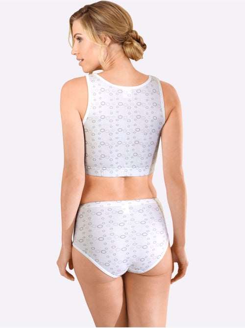 Lot de 3 - Bustier Côtes Fines - Taille Standard - Witt - Kiabi Lot de 3 - Bustier Côtes Fines - Taille Standard - Witt - Kiabi