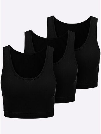 Lot de 3 - Bustier Côtes Fines - Taille Standard - Witt