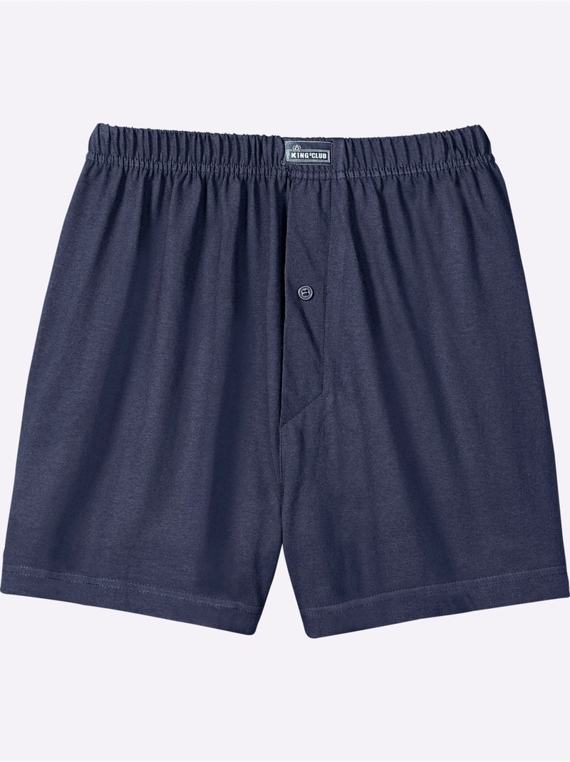 Lot de 3  - caleçon jersey fin - taille standard - witt Bleu Gris clair - Kiabi