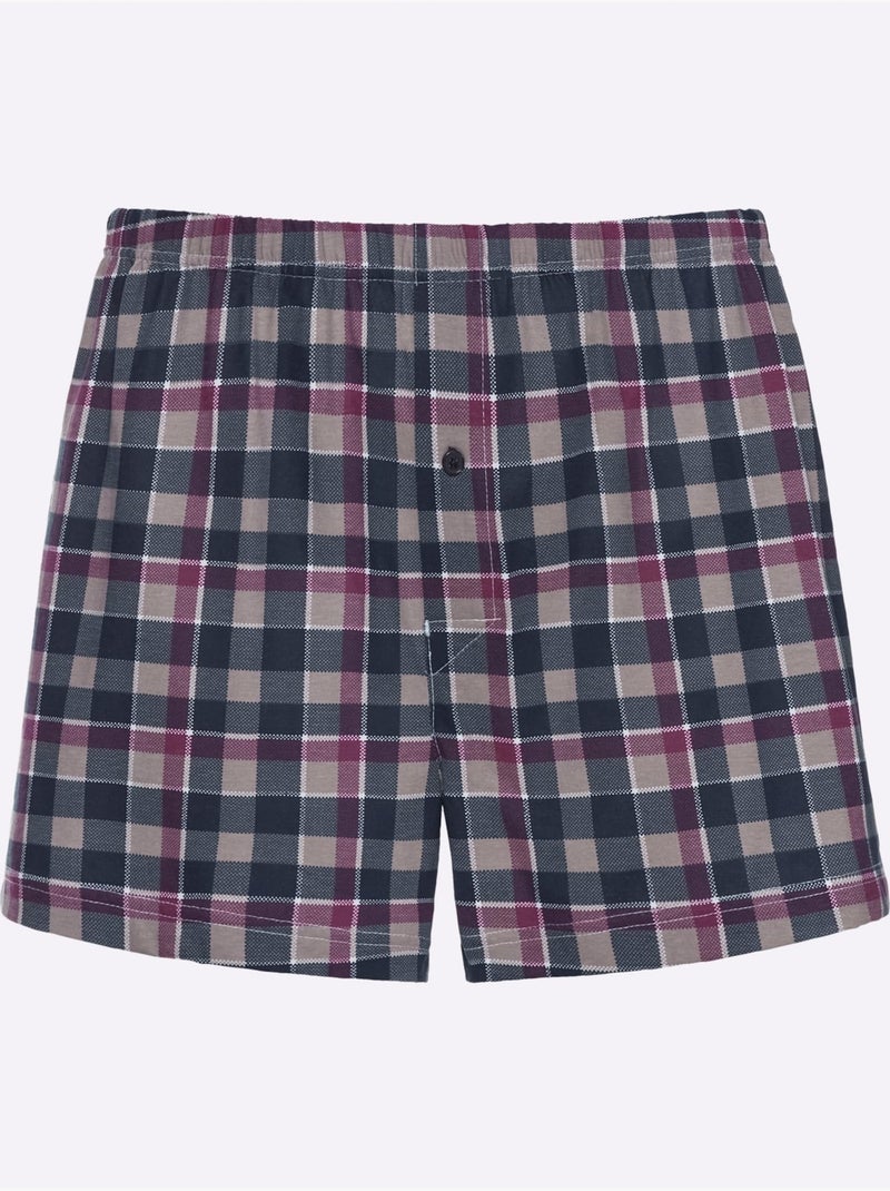 Lot de 3  - caleçon jersey fin - taille standard - witt Bleu - Kiabi