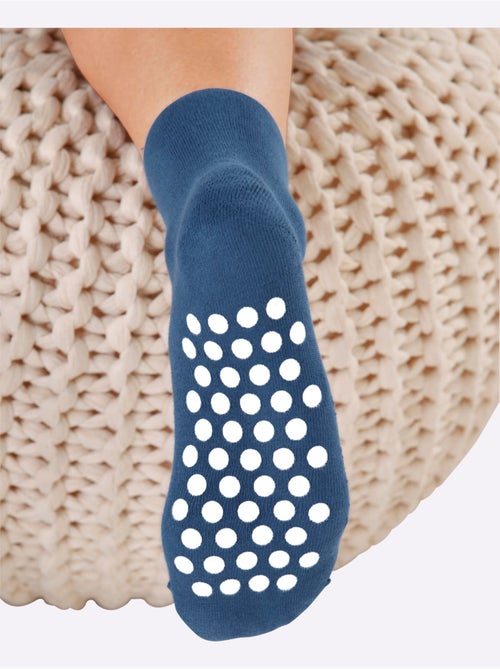 Lot de 3 - chaussettes abs qualité coton - taille standard - witt - Kiabi Lot de 3 - chaussettes abs qualité coton - taille standard - witt - Kiabi