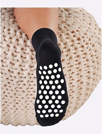Lot de 3 - chaussettes abs qualité coton - taille standard - witt