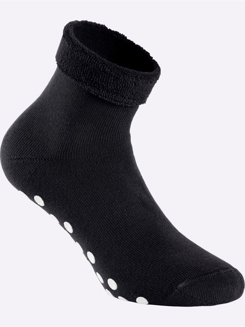 Lot de 3 - chaussettes abs qualité coton - taille standard - witt - Kiabi Lot de 3 - chaussettes abs qualité coton - taille standard - witt - Kiabi