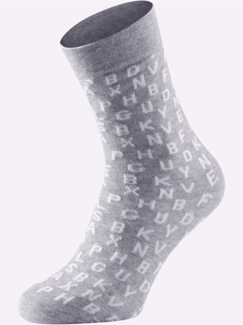 Lot de 3 - chaussettes qualité coton - Taille standard - witt - Kiabi Lot de 3 - chaussettes qualité coton - Taille standard - witt - Kiabi