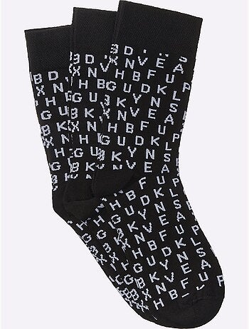 Lot de 3 - chaussettes qualité coton - Taille standard - witt