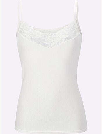 Lot de 3 - Chemise à Bretelles Côtes Fines - Taille Standard - Witt