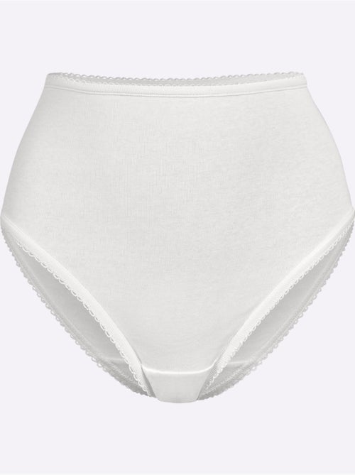 Lot de 3 - Culotte Gainante Côtes Fines - Taille Standard - Witt - Kiabi Lot de 3 - Culotte Gainante Côtes Fines - Taille Standard - Witt - Kiabi