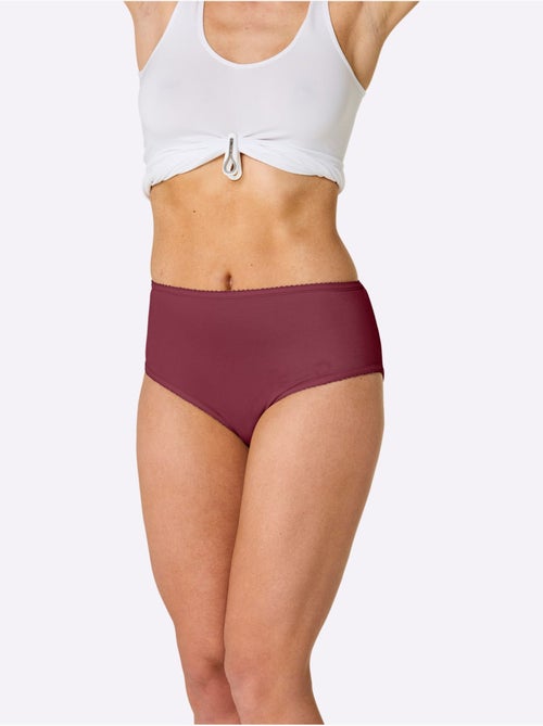 Lot de 3 - Culotte Gainante Côtes Fines - Taille Standard - Witt - Kiabi Lot de 3 - Culotte Gainante Côtes Fines - Taille Standard - Witt - Kiabi