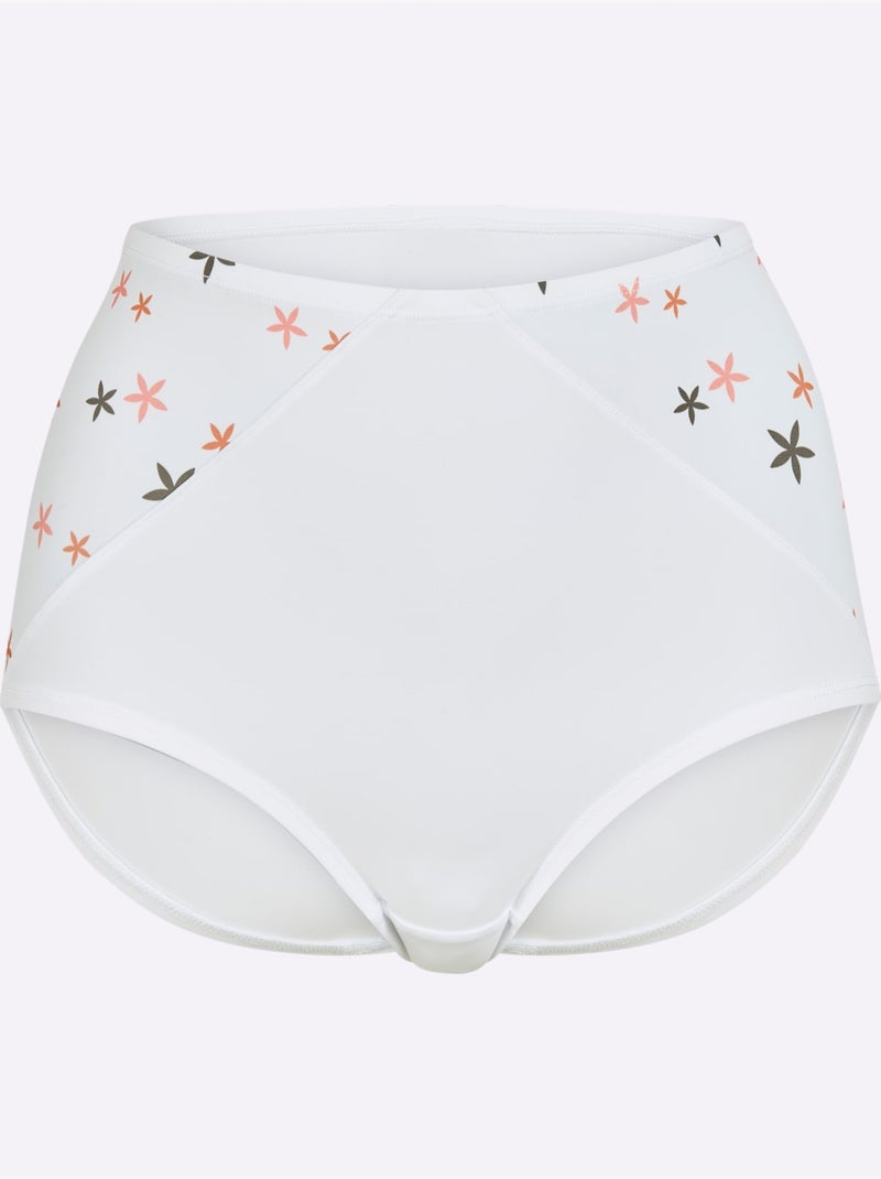 Lot de 3  - Culotte Taille Haute - Taille Standard - Witt Blanc - Kiabi